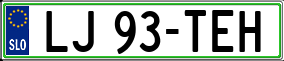 Truck License Plate